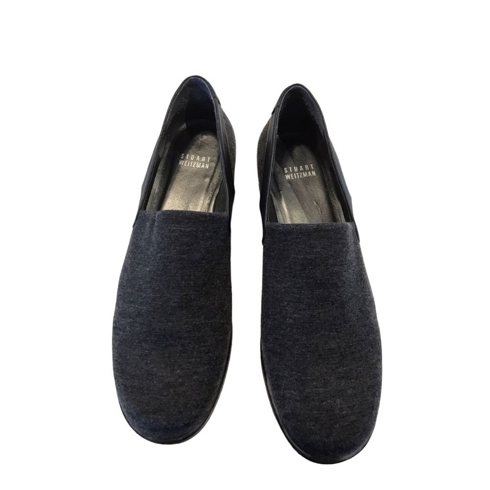 Stuart Weitzman Gray Slip On Rubber Soles Shoes Size 9